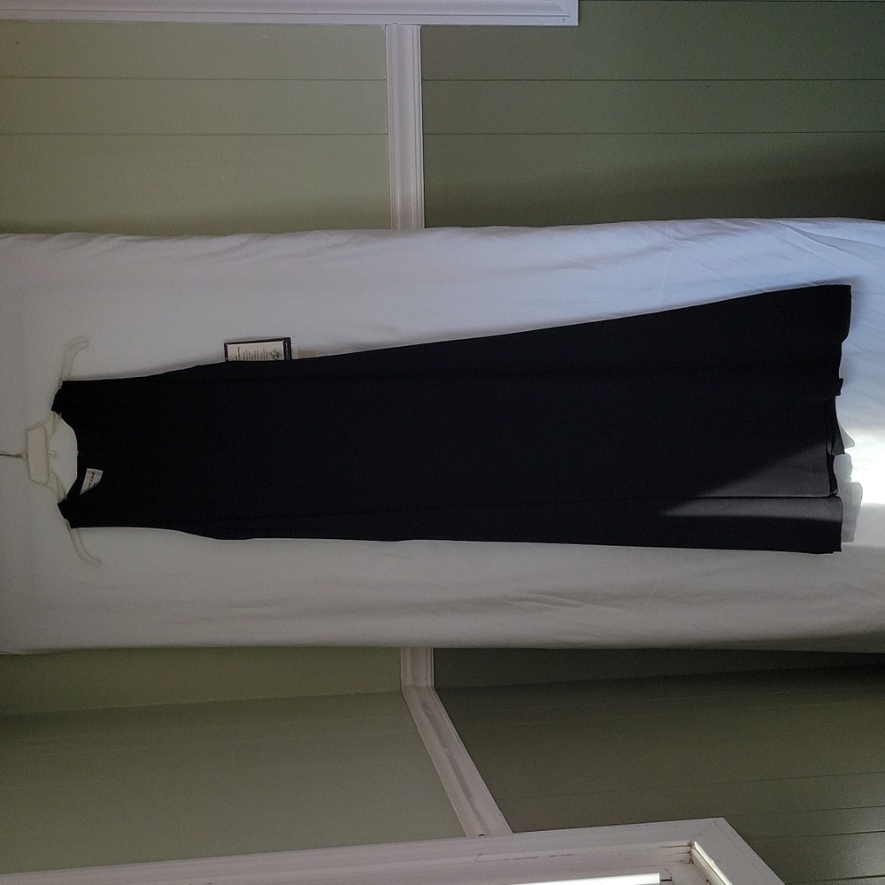 COPY - EVAN-PICONE MAXI DRESS sleeveless dress; size 10; black